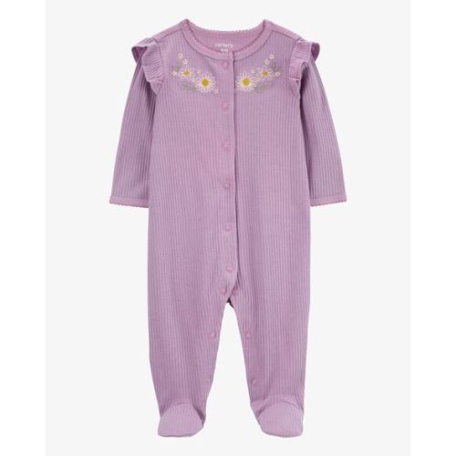 Baby Floral Snap-Up Thermal Sleep & Play Pajamas - Carter's | Carter's