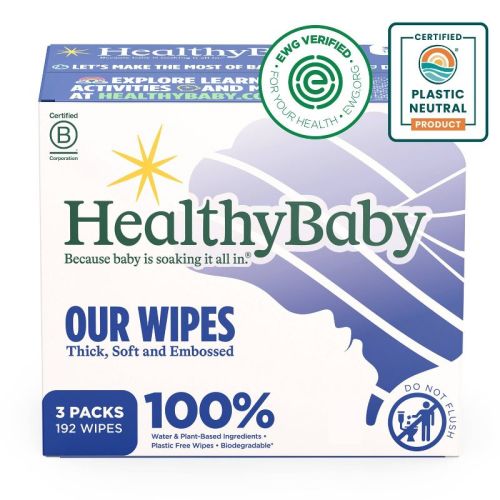 Healthybaby Wet Baby Wipes - 192ct