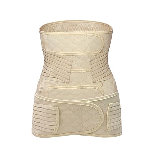 cdar Belly Belt for Pregnancy Breathable Postpartum Gentle on Skin Contoured Fit Women's Perfect Abdominal Yellow L