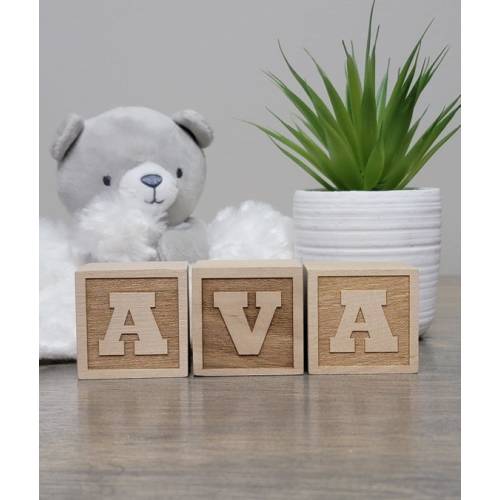 Personalized Wooden Blocks Name Blocks Alphabet Baby - Etsy