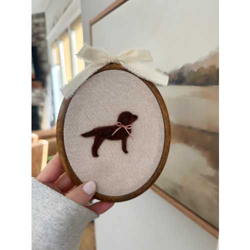 Embroidered Dog, Needle Felted Dog, Custom Dog, Handmade Gift, Personalized Gift, Embroidery Hoop Wall Art,  Mothers Day, Personalized