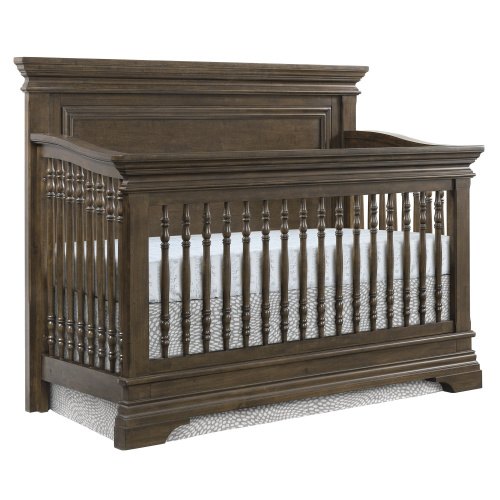 Olivia Flat Top Convertible Crib | Rosewood - WestWoodBaby