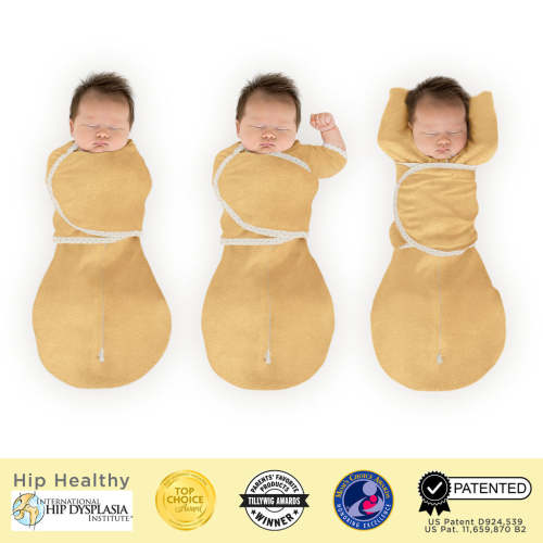 Omni Swaddle Sack with Wrap - Arms Up Sleeves & Mitten Cuffs, Heathere – SwaddleDesigns