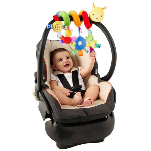"Floleo Clearance Crib Spiral Toy, Baby Spiral Activity Hanging Toys With Ringing Bell Soft Cuddly Toy For Babies Christmas Gifts"