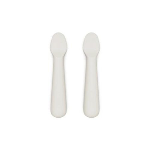 Lalo 2pk Silicone Baby Spoons - Blueberry