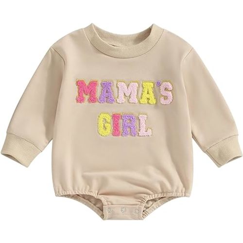 Kuriozud Toddler Baby Boy Fall Winter Clothes Embroidery Bubble Romper Sweatshirt Matching Big Brother Little Brother Outfit