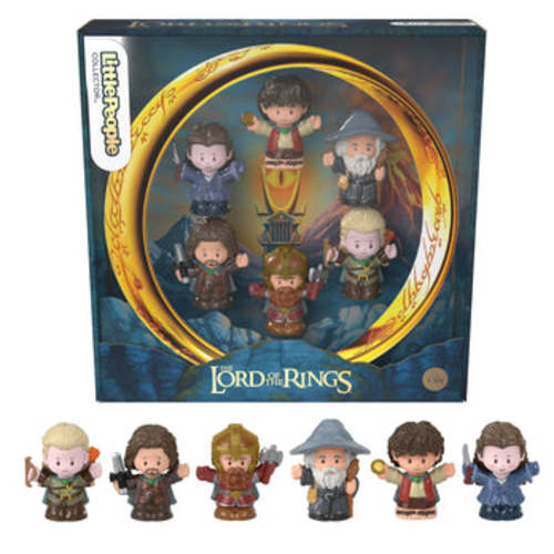 Fisher-Price Little People Collector Lord Of the Rings Special Edition Figure Set, 6 Characters
