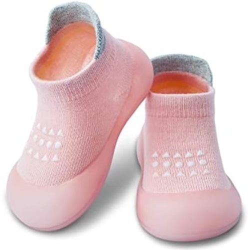 Baby Sock Shoes Boys Girls First Walking Shoes Non-Slip Slippers Soft Sole Sneakers Toddler Infant Babygirl