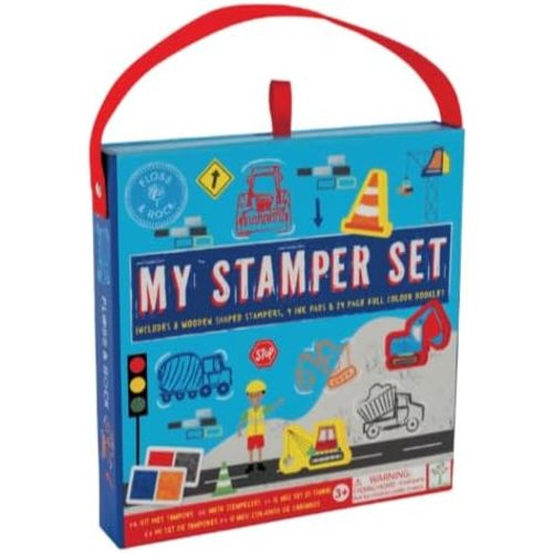 Floss and Rock My Stamper Set, Construction, 7.79-inches Length, Educational Activities for Kids, 48P6034