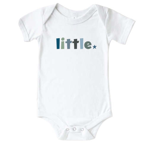 Big, Middle, Little Graphic Tee | White