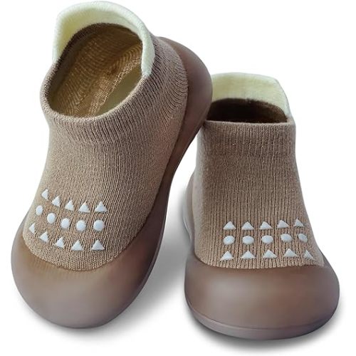 Baby Sock Shoes Boys Girls First Walking Shoes Non-Slip Slippers Soft Sole Sneakers Toddler Infant Babygirl