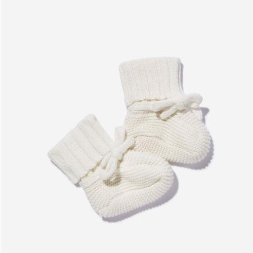 Organic Knit Booties || Cotton On Kids