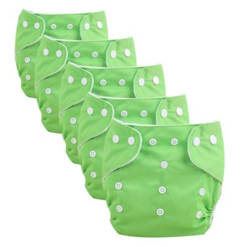 ZJDOAK Baby Reusable Cloth Diaper, Adjustable Washable Pocket Nappy Covers for Baby Boys
