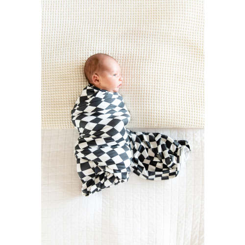 BLACK + WHITE CHECKER | SWADDLE