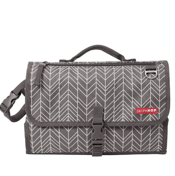 Skip Hop Pronto Signature Portable Changing Mat, Cushioned Diaper Changing Pad with Built-in Pillow