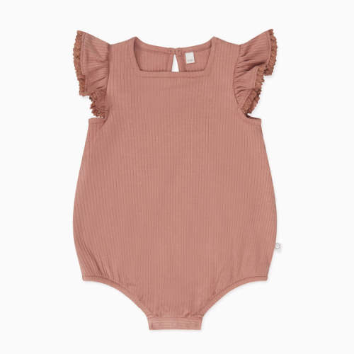 Rose Frilled Ribbed Bloomer Rose / 6-9 months