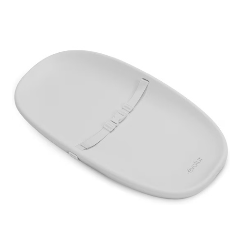 Evolur Eva Baby Changing Pad in Light Gray, Soft, Lightweight and Portable Changing Pad, Fits All Changing Table, Waterproof Firm Padding