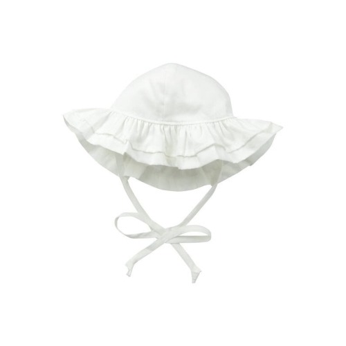 Baby UPF 50+ Double Ruffle UV Blocking Sun Hat, X-Small