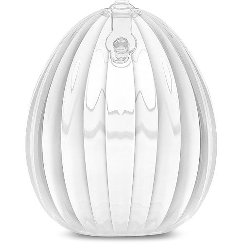 haakaa Wearable Silicone Breast Pump, Hands Free Manual Breast Pump, Passive Breast Milk Collector Shell, Portable & Soft, 2.5oz/75ml, 1 PC
