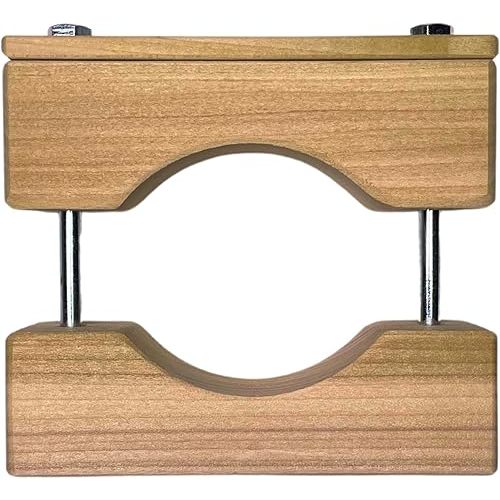 Cardinal Gates RC Round Clamp for Safety Gates - No Hole Baby Gate Banister Adapter - Wooden Baby Gate Mounting Kit - Made in the USA - 1 Pack