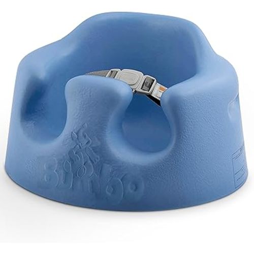 Bumbo Baby Floor Seat, Portable Sit Up Activity and Eating Chair, Powder Blue