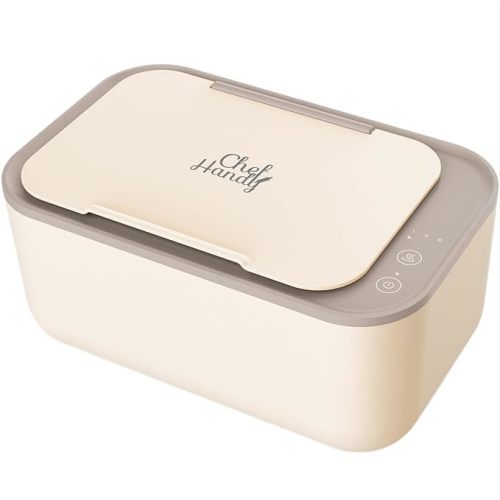 Chefhandy Baby Wipe Warmer & Wet Wipes Dispenser, 3-Mode Temperature Control, Large Capacity, Even Heating, Silent Operation for Babies & Adults, Yellow
