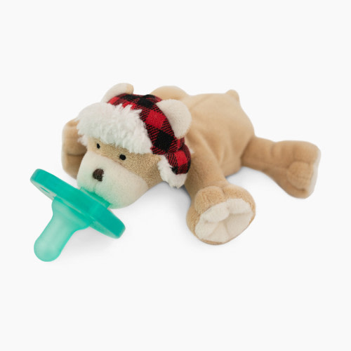 WubbaNub Holiday Pacifier - Wooly Bear