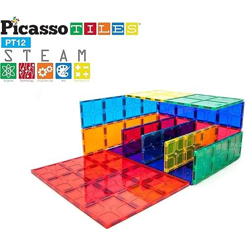 Supersized XL Plates PicassoTiles 12 Piece Set