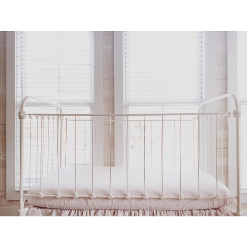 Baby Pink Fitted Crib Sheet for Girls, Girl Crib Bedding, Baby Girl Bedding, Girl Nursery Bedding, Girl Baby Shower Gift