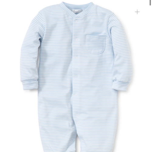 Simple Stripes Blue Footie