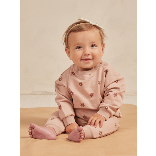 Organic Sweatshirt, Daisies