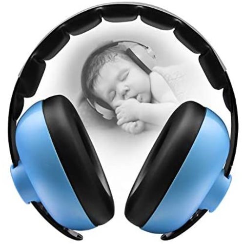 BBTKCARE Baby Ear Protection Noise Cancelling Headphones for Babies for 3 Months to 2 Years (Blue)
