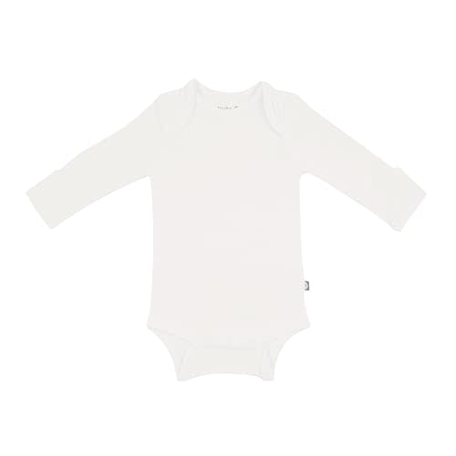 KYTE BABY Soft Bamboo from Rayon Long Sleeve Unisex Bodysuit, 0-24 Months