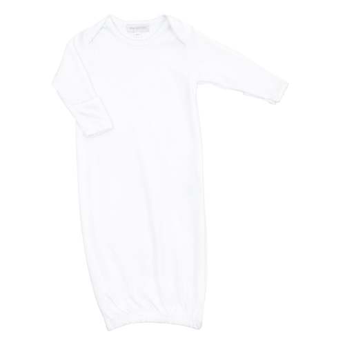 Essentials Solid White Lap Gown