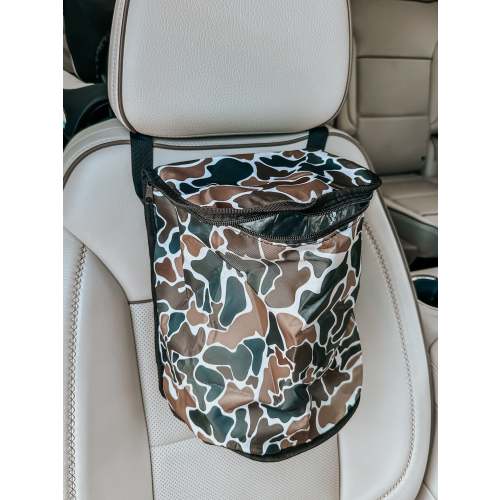 Car Trash Bin in Camo