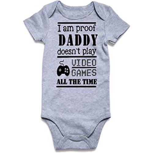 Loveternal Neutral Baby Girls Boys Cotton Romper Cute Saying Newborn Clothes 0-12 Months…