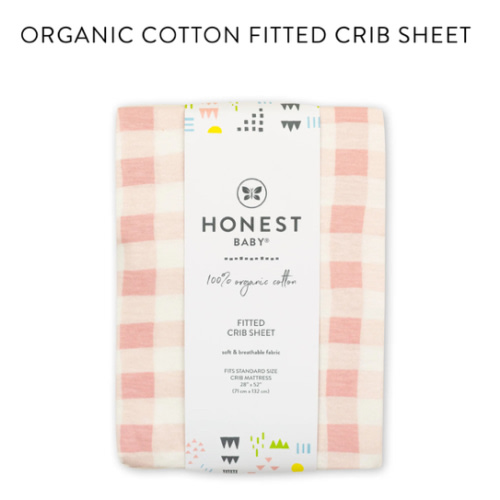 Organic Cotton Fitted Crib Sheet | Honest Baby Clothing