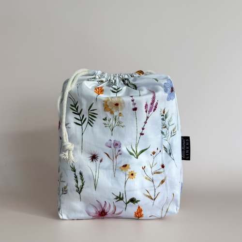 Co-Sleeper Bassinet / Change Pad Waterproof Sheet - Wildflower