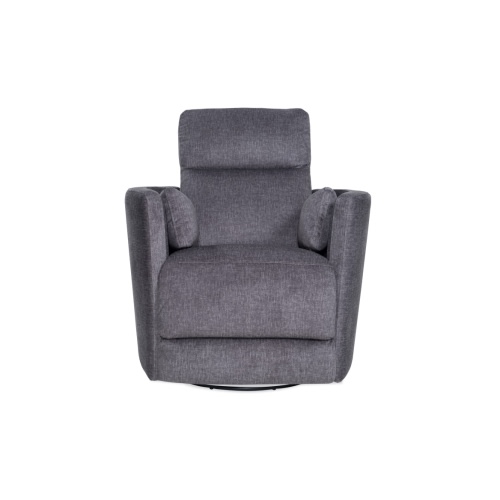 Ryder Gray Swivel Glider Manual Recliner | Bob's Discount Furniture & Mattress Store