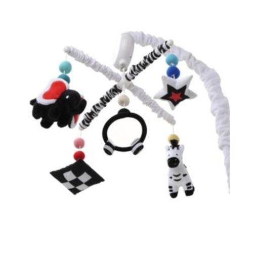 Montessori Neutral Musical Crib Mobile for Baby Boys and Girls