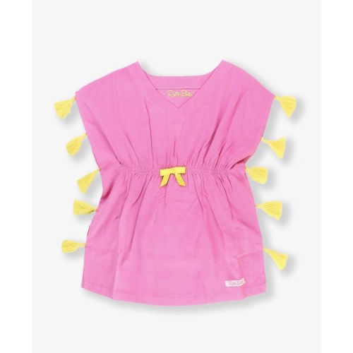 RuffleButts Tassel Kaftan Cover-Up