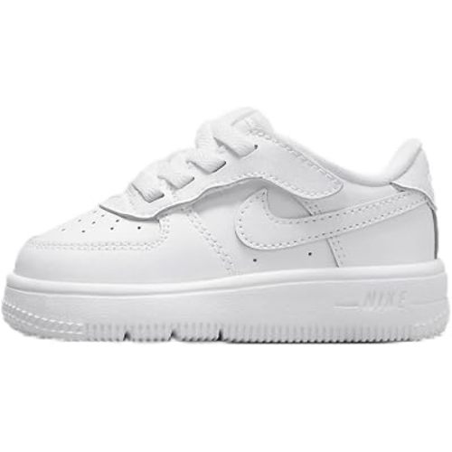 Nike Force 1 Low EasyOn Baby/Toddler Shoes (FN0236-111, White/White/White) Size 6