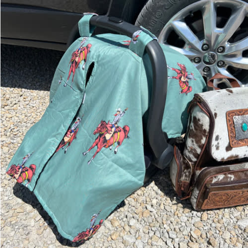 Wild Cowboy Car Seat Cover