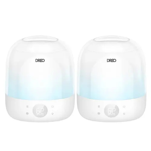 DREO Ultrasonic Cool Mist 0.8 Gal. Humidifier, 2-pack | Costco