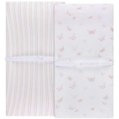 Ely's & Co. Baby Changing Pad Cover - Cradle Sheet 100% Combed Jersey Cotton Pink for Baby Girl
