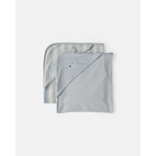 Baby 2-Pack Bear Terry Towels - Blue | Carter's