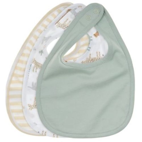 mighty goods™ 3-Pack Bibs in Safari Combo - MULTI - 3 PACK