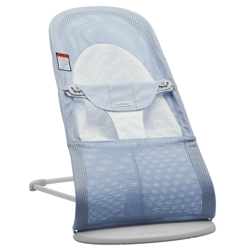 Bouncer Balance Soft: Sky blue/White - Mesh