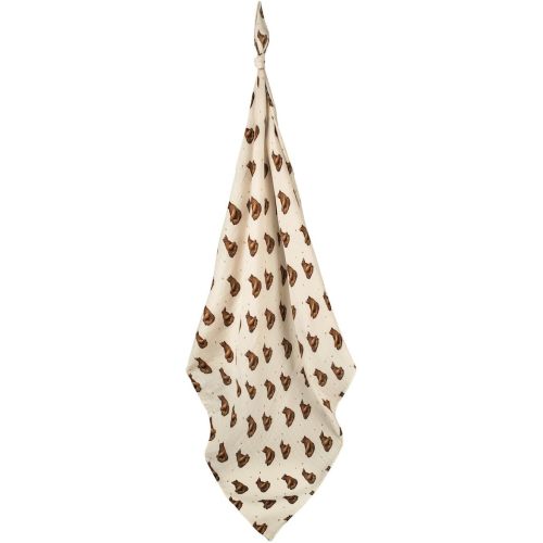 Milkbarn Baby Swaddle Blanket - Soft, Breathable & Gentle Material - Nursery Swaddling Blankets for Boys and Girls, Honey Bear