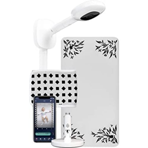 Nanit Pro Complete Monitoring System, 2-Pack (White) – Wi-Fi HD Video Camera w/Nightlight & Night Vision, Multi-Stand, Smart Sheets & Breathing Wear Band - Tracks Sleep, Breathing Motion, & Height